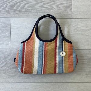 The Sak Crochet Striped Shoulder Bag